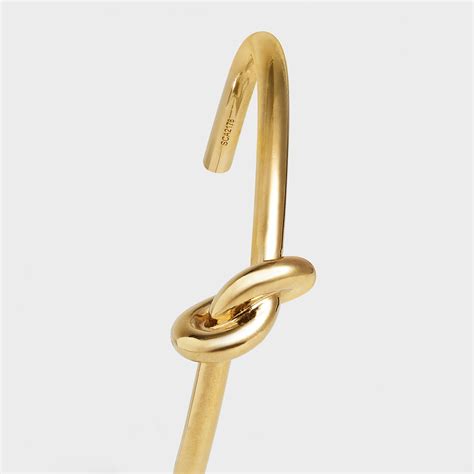 celine brass knot bracelet